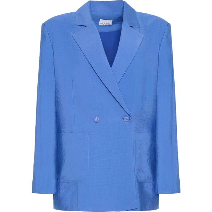 Paola Oversize Blazer in Marineblauw/Blauw