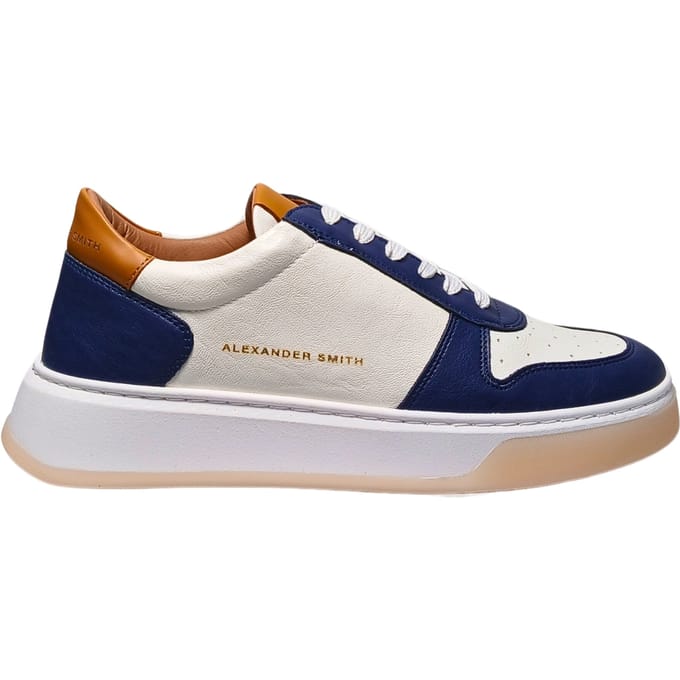 Mannenschoenen Alexander Smith Harrow Man-Blue White Cognac