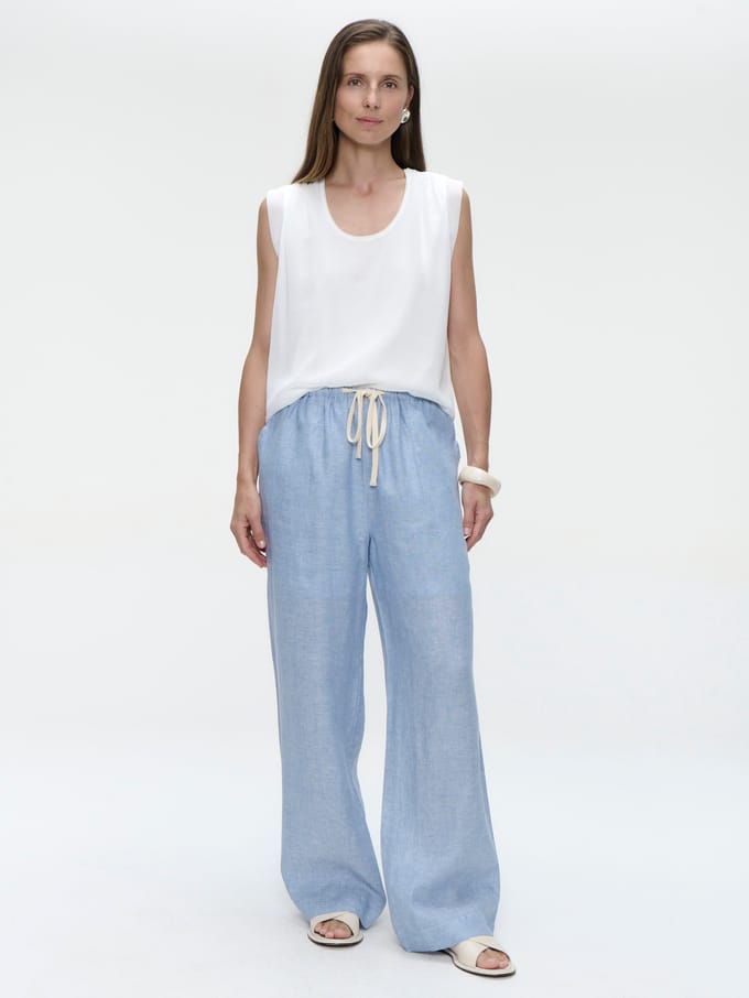 Gigia viscose cotton top | Off White - Off White / M