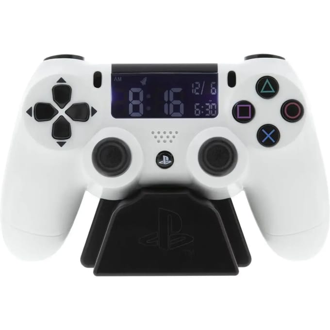 Videogames Paladone Playstation Alarm Clock Manette Blanche PS4