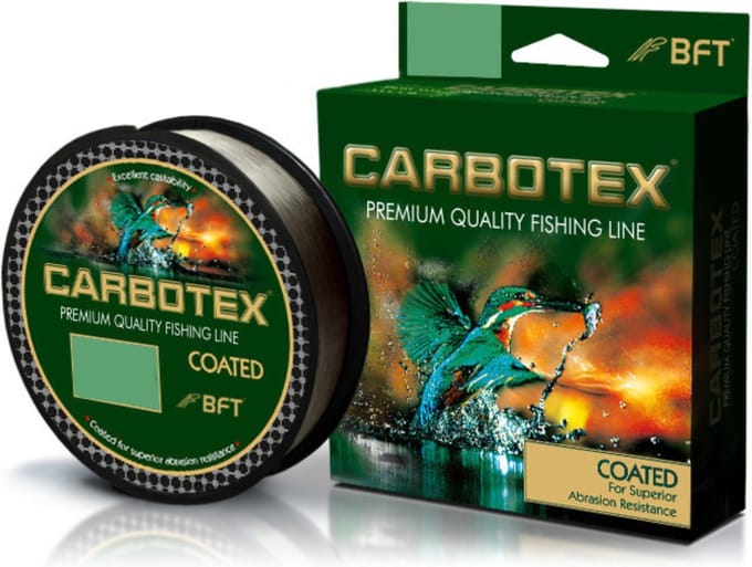 Ultra Low Visible Coated Nylon 20/00 Vislijn Carbotex Universele Onderlijn Slijtvast Uv-bestendig