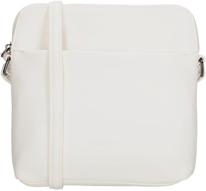 Beagles Tarragona Schoudertas - Crossbody - Ritsvakken - Dames - Imitatieleer - Wit