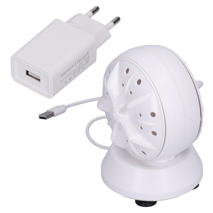 Mini Wasmachine Draagbare Multifunctionele Wasmachine Ultrasone Wasmachine 100?240VUS Stekker EU Plug white