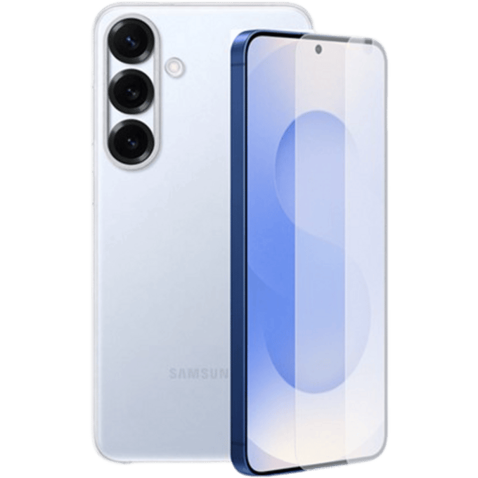 Samsung Galaxy S25 Plus Hoesje + Screenprotector Bundel Transparant