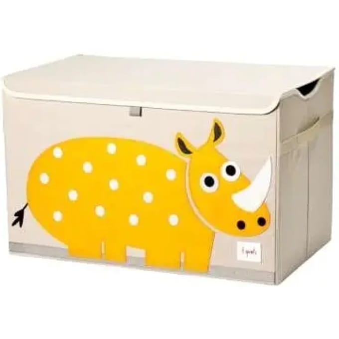 3 Sprouts Speelgoedkist - Neushoorn