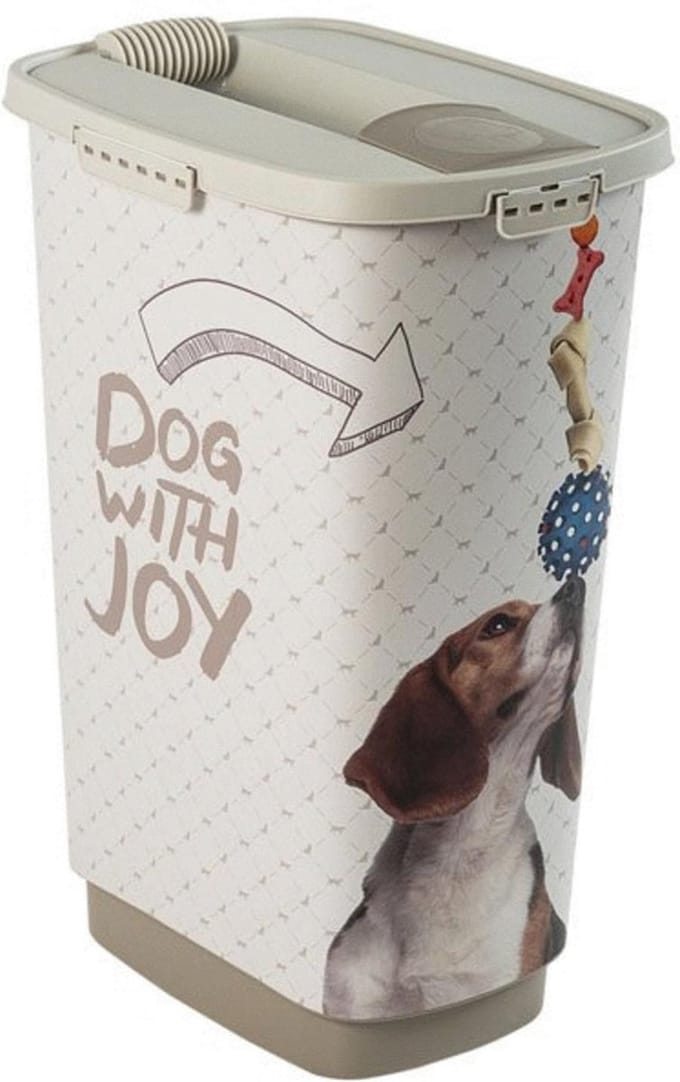 Rotho Mypet Voedselopslag Cody 50 Liter Antraciet/wit