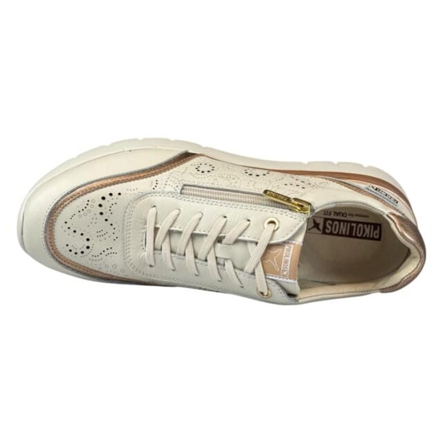 Pikolinos Cantabria dames sneaker - Ecru - Maat 37