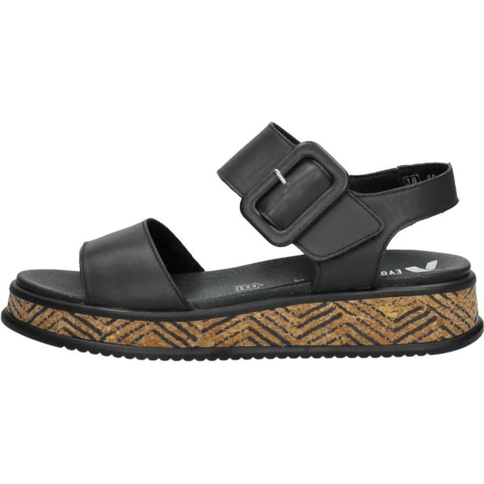 Rieker Sandalen zwart Synthetisch - Dames - Maat 41