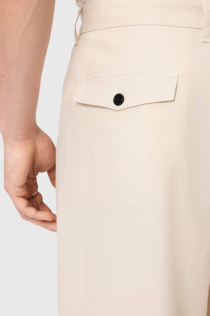 AllSaints Conway Trouser Sandshell Taupe Größe: W32 | Maßgeschneiderte Hosen Outlet | Herren | Schwarz