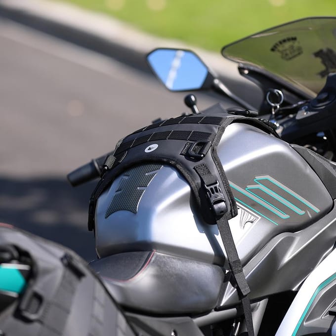 Motor TankBag Basis Draagbare Motor Accessoire Universele Motorcross BrandstofTank Tas Basis Motor Voorkant black