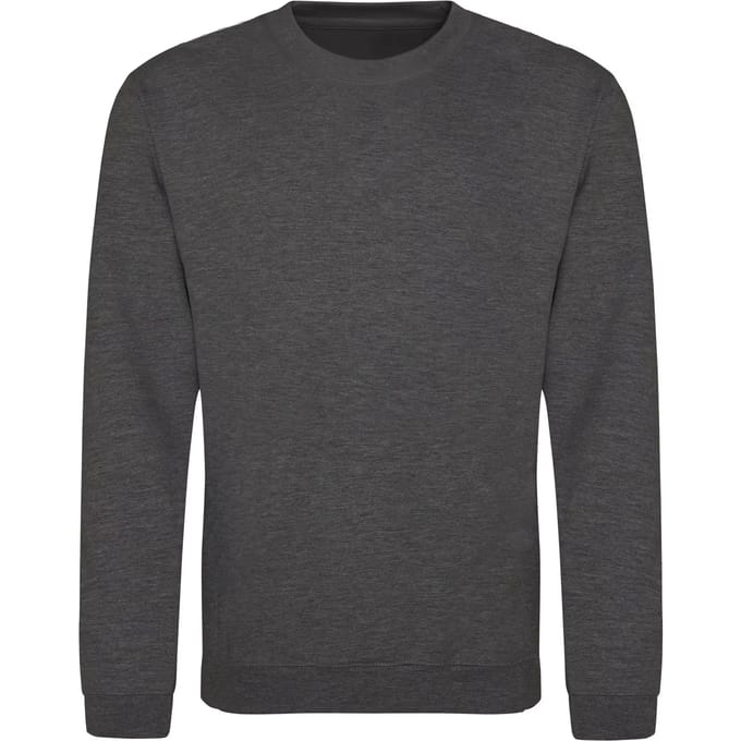 Just Hoods - AWDis Sweat - Charcoal (Heather) maat M
