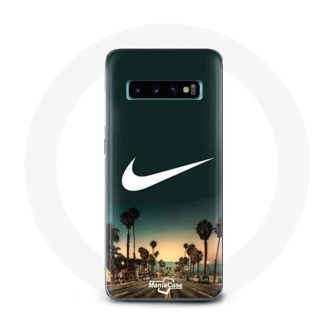Coque - MANIACASE - Samsung Galaxy S10 - Souple - Protection - Palmier Miami