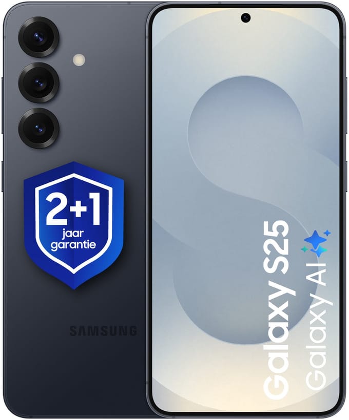 Samsung Galaxy S25 5G - 256GB - Black + 1 jaar extra garantie