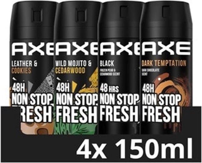 AXE Deo Spray MIX - Leather Coockies / Wild Mojito / Black / Dark Temptation