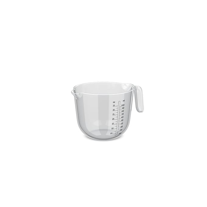 Mepal Maatbeker Chef it - 1 l - Maataanduiding - Vaatwasmachinebestendig - Bakspullen - Transparent