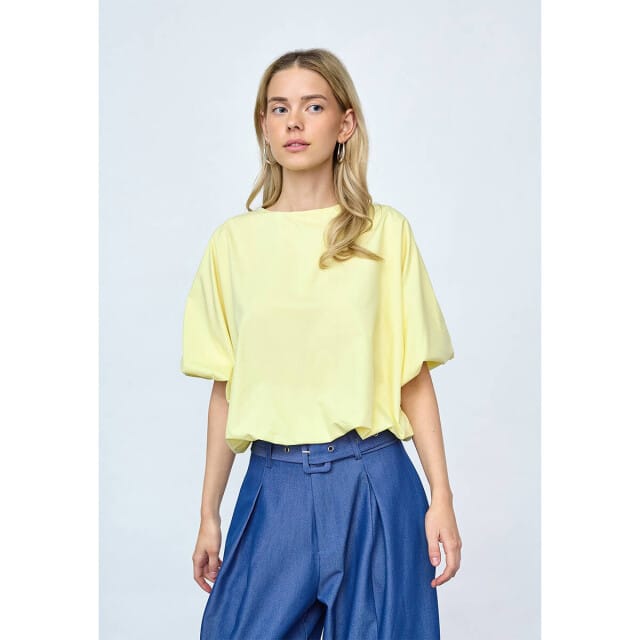 SisterS point T-shirt Gufo Top 18959 L.yellow Dames Maat - S