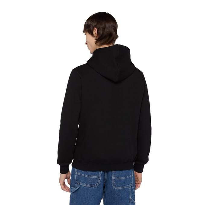 Dickies Icon Logo Polyester Unisex Volwassenen Zwarte Capuchon Sweater