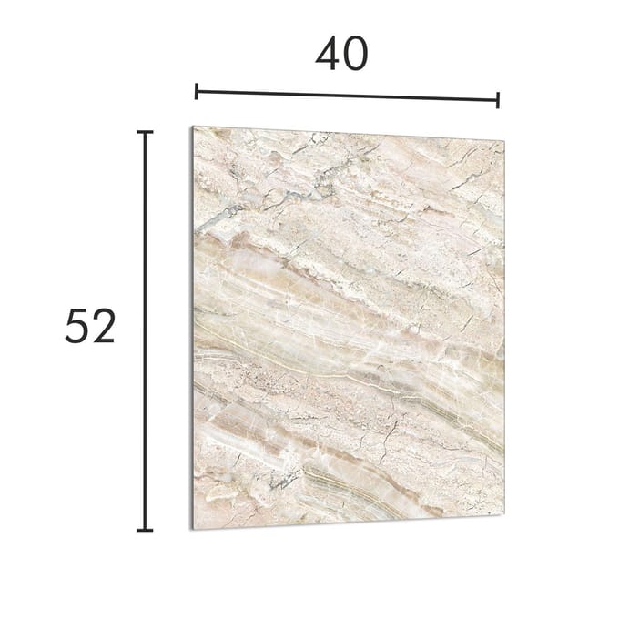 TMK ArtDeko - Snijplank - Glas - 40x52 cm - Marmer