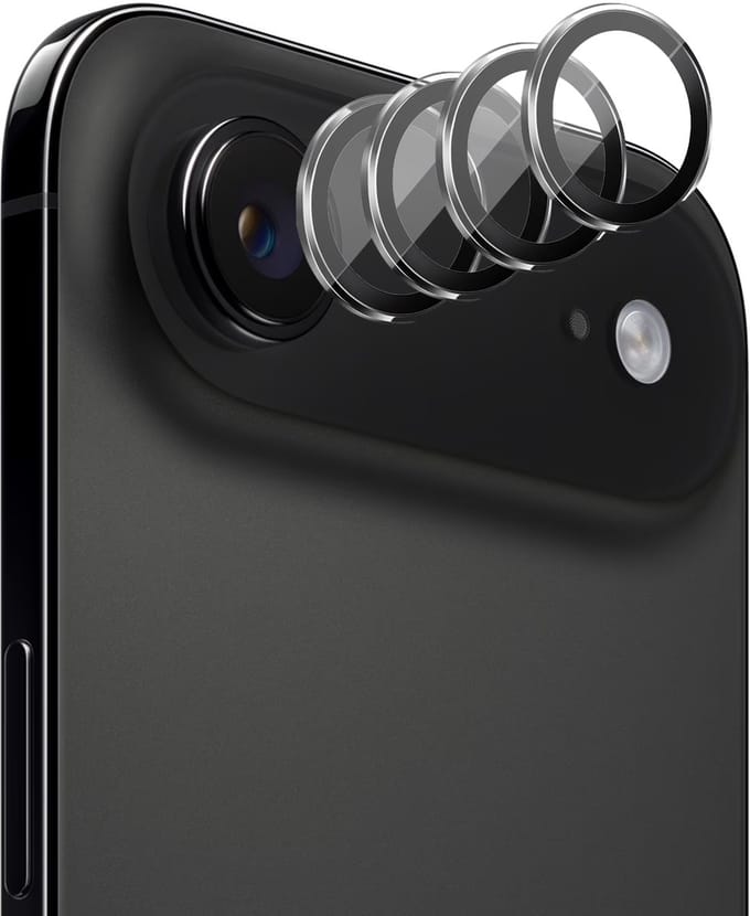 Camera Screenprotector geschikt voor iPhone 17 Air - 4x Volledig Dekkend Glas Screen Protector