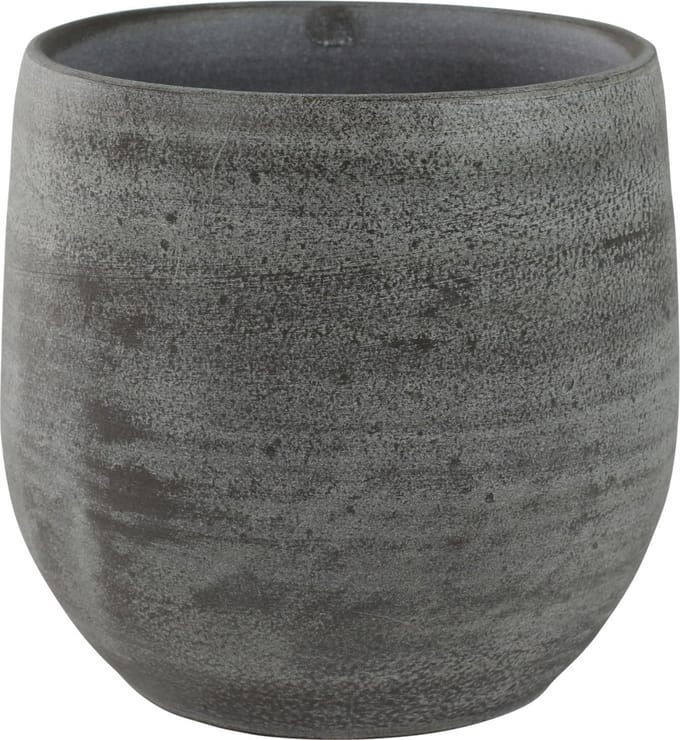 Ter Steege Plantenpot - modern - mystic grijs - 18 x 16 cm - bloempot