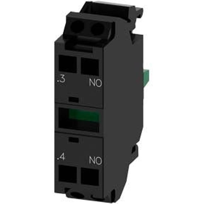 Siemens Contact module with 1 contact element 1 no spring-type terminal for front plate mounting