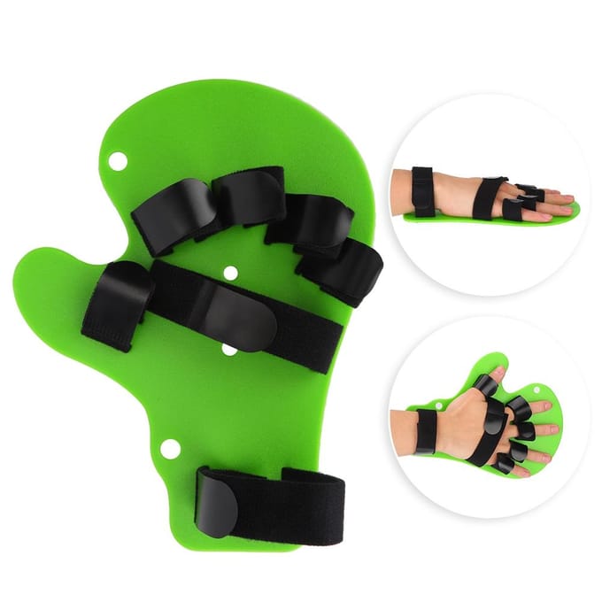 Hand Vinger Orthotics Positionering Vingerbord Ondersteunende Brace voor Linker- en Rechterhand black