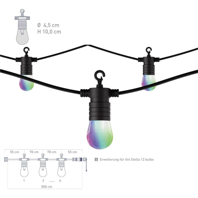 LED lichtketting tint Stella Extension uitbreiding