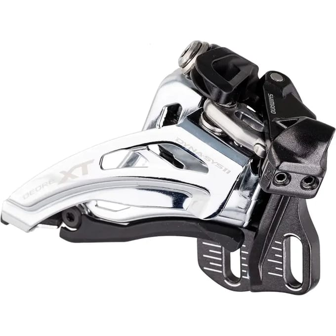 Shimano Deore XT FD-M8025 Voorderailleur 2x11-speed, Top Swing Uitvoering Directe montage