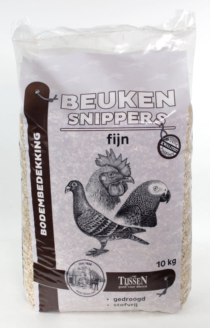 Tijssen Beukensnippers - Bodembedekking - Fijn - 6mm - 10kg