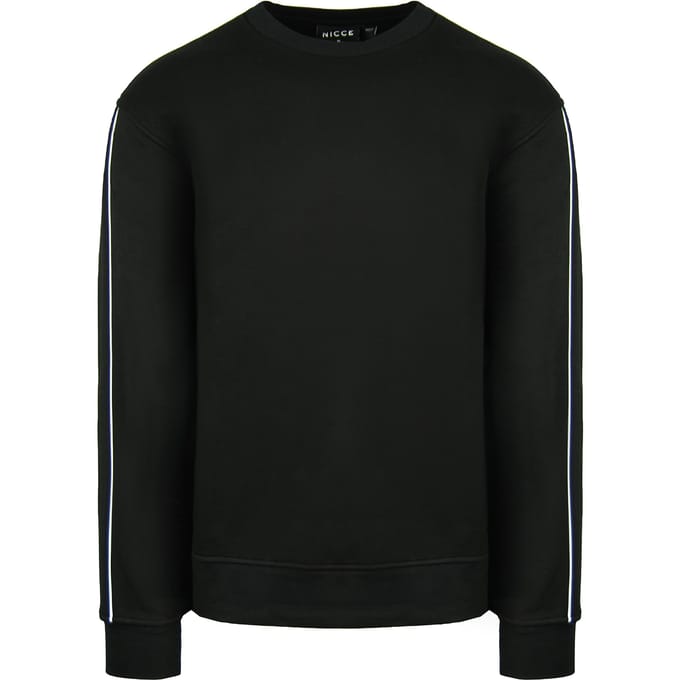 Nicce Crew Neck Lange Mouw Pullover Zwart Heren Geti Sweashirt 211 1 03 07 0001
