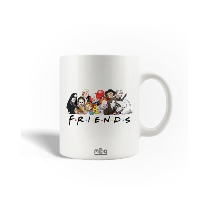 Mug en Céramique Friends avec des personnages de films d'horreur