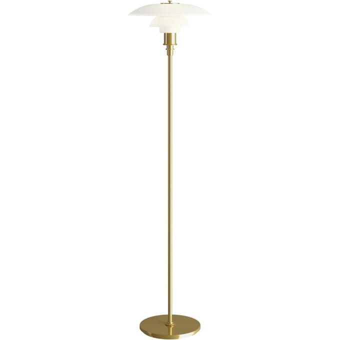 Louis Poulsen PH 3½-2½ vloerlamp - messing
