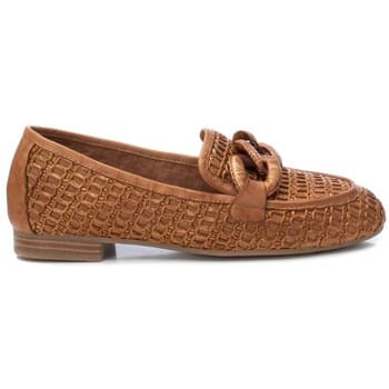 Dames leren mocassins met metallic touch Carmela