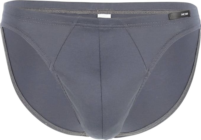 HOM Premium cotton comfort micro briefs (1-pack) - herenslip - grijs