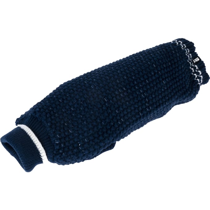 TIAKI gebreide reflecterende hondentrui, donkerblauw ca. 45cm ruglengte