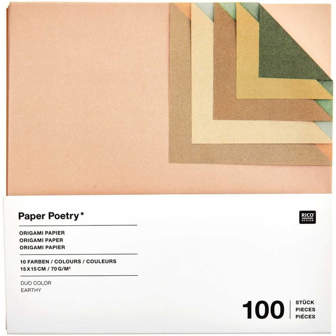 Vouwvellen "Duo Colour" - Earthy