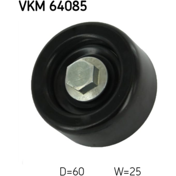 Rondsel/geleiderpoelie, V-riem SKF VKM 64085