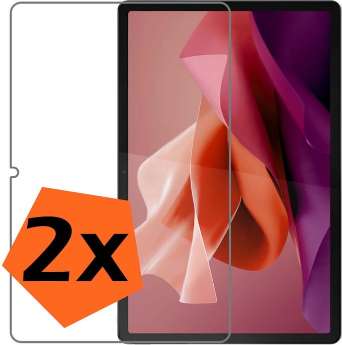 Screenprotector - 2 Stuks - Geschikt voor Lenovo Tab P12 - Extra Sterk - Gehard Glas - Beschermglas - Tempered Glass - Screen Protector