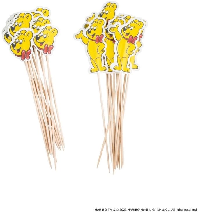 Set van 24 decoratieve prikkers Zenker Haribo