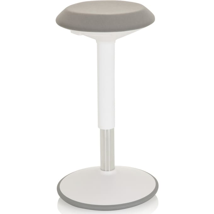 Staande kruk / Stahulp BALANCE SIT III W Stof wit / grijs hjh OFFICE