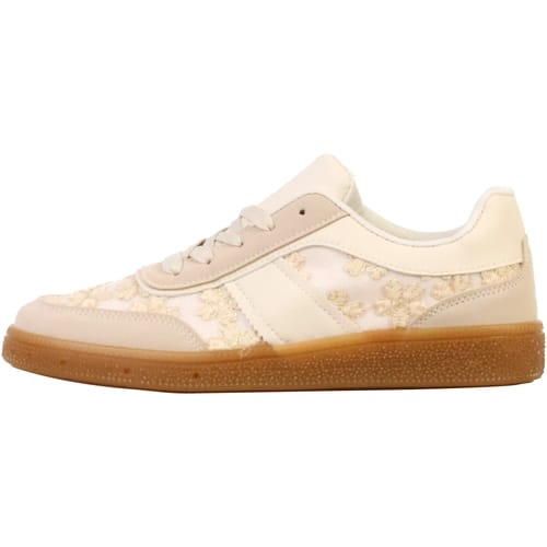 Supermodieuze lage sneakers met veters