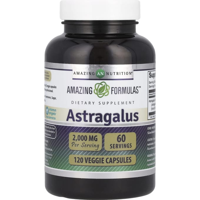 Amazing Nutrition, Astragale, 1 000 mg, 120 gélules