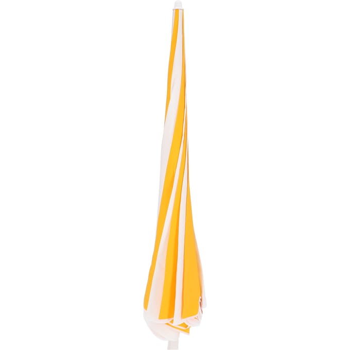 Jan Kurtz Pagoda Parasol gestreept Ø 250 cm - wit/geel