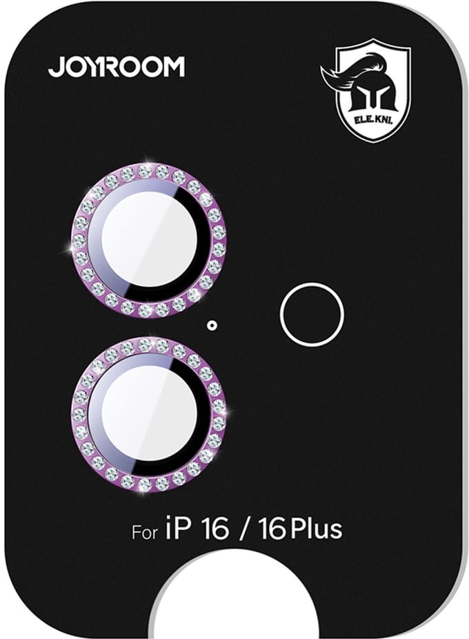 Joyroom JR-MSJ0275 protective glass for iPhone 16/16 Plus lenses - pink