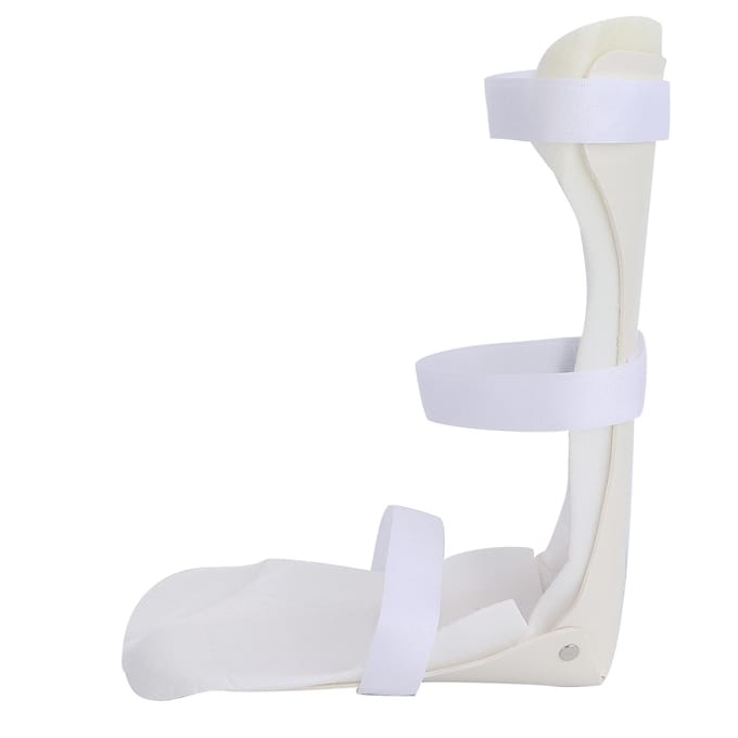 Orthèse de pied Pied tombant Support de cheville Attelle de correction pour blessure du tendon d'Achille Gauche M M white