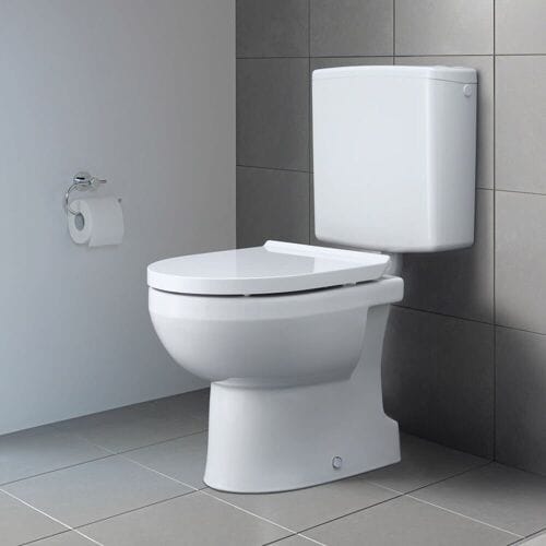 Duravit No. 1 pedestal WC Rimless, outlet vertical 2184010000