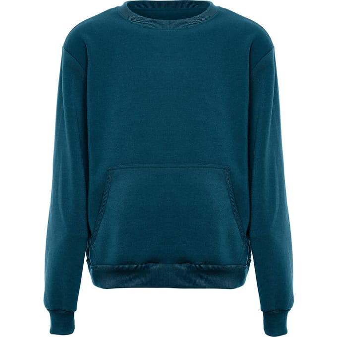Mo Sweatshirt Heren Donker turkoois