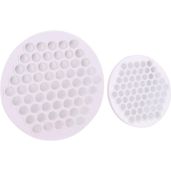 61 Gaten Russische Ravioli Vorm Herbruikbare Pelmeni Dumpling Maker Snijder voor Keukengadgets white