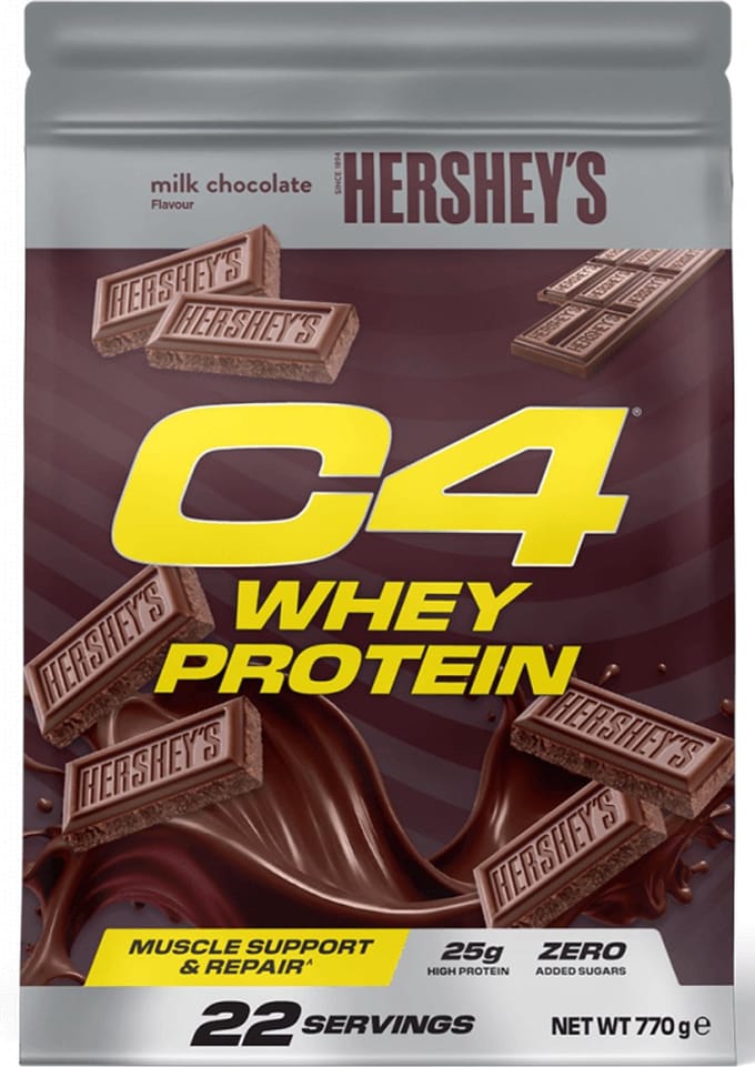 Cellucor C4 Whey Protein - Proteine Poeder - Eiwitpoeder - Proteine Shake - Hershey Milk Chocolate - 770 gram (22 porties)