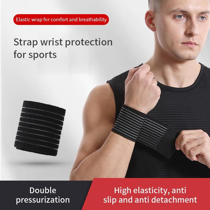 Sport Elastisch Verband Nylon Polssteun Polsband Verstelbare Draagbare Steun voor Buitenactiviteit
